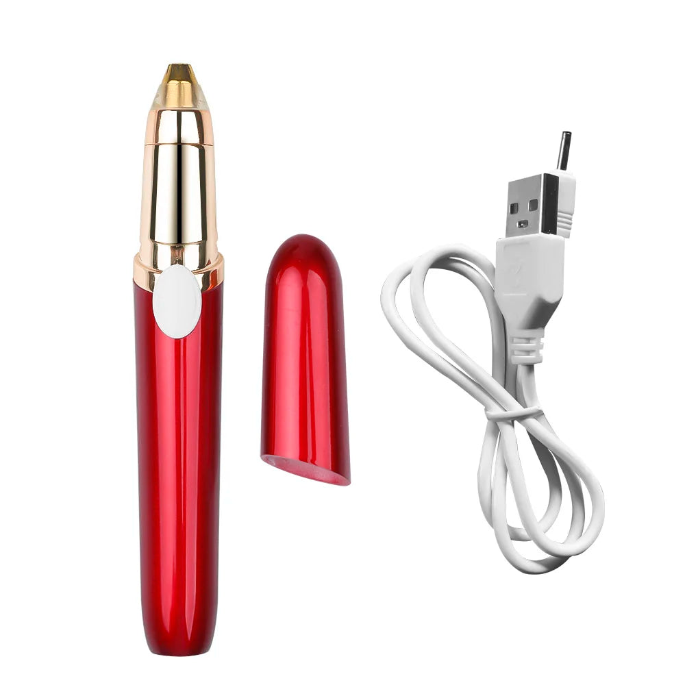 Electric Eyebrow Trimmer Usb Rechargeable Eye Brow Epilator Mini Shaver Razors Portable Facial Hair Remover Women Depilator